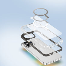 Заредете изображение във визуализатора на галерията – Dux Ducis Clin2 case for iPhone 14 Pro Max magnetic cover MagSafe grey
