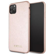 Заредете изображение във визуализатора на галерията – Guess GUHCN65IGLRG iPhone 11 Pro Max różowo-złoty/rose gold hard case Iridescent
