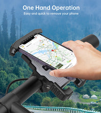 Заредете изображение във визуализатора на галерията – Choetech H067 adjustable bicycle holder - black
