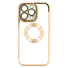 Заредете изображение във визуализатора на галерията – Beauty Clear Case for Iphone 15 Pro Max gold
