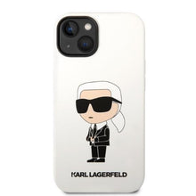Заредете изображение във визуализатора на галерията – Karl Lagerfeld KLHCP14MSNIKBCH iPhone 14 Plus 6.7" hardcase white/white Silicone Ikonik

