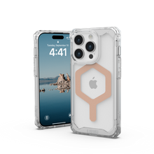 Заредете изображение във визуализатора на галерията – UAG Plyo Magsafe - protective case for iPhone 15 Pro compatible with MagSafe (ice-rose gold)

