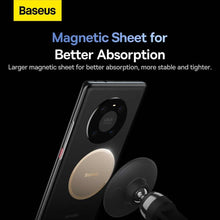 Заредете изображение във визуализатора на галерията – Baseus car holder to air vent magnetic ca01 black succ000101 - TopMag
