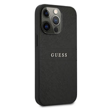 Заредете изображение във визуализатора на галерията – Guess GUHCP13XPSASBBK iPhone 13 Pro Max czarny/black Saffiano Strap
