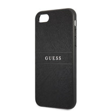 Заредете изображение във визуализатора на галерията – Guess GUHCI8PSASBBK iPhone 7/8 / SE 2020 / SE 2022 black/black Saffiano Strap

