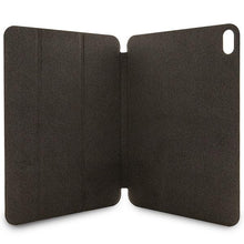 Заредете изображение във визуализатора на галерията – Karl Lagerfeld KLFC11SAKHPCK iPad 10.9" Folio Magnet Allover Cover black/black Saffiano Monogram Choupette
