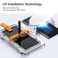 Заредете изображение във визуализатора на галерията – TEMPERED GLASS Spigen GLAS.TR PLATINUM GALAXY S23 ULTRA CLEAR
