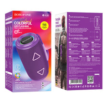 Заредете изображение във визуализатора на галерията – Borofone Portable Bluetooth Speaker BR38 Free-flowing purple
