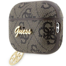 Заредете изображение във визуализатора на галерията – Guess GUAP2G4GSMW AirPods Pro 2 cover brown/brown 4G Charm Collection
