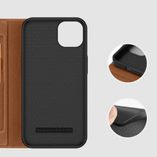 Заредете изображение във визуализатора на галерията – Dux Ducis Skin X2 case for iPhone 14 Plus case with magnetic flap brown
