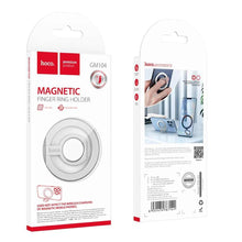 Заредете изображение във визуализатора на галерията – Hoco rign holder magnetic metal gm104 silver - TopMag

