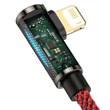 Заредете изображение във визуализатора на галерията – Baseus Legend Mobile Game Elbow Cable USB - Lightning 2,4A 1m red (CACS000109)
