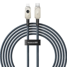 Заредете изображение във визуализатора на галерията – USB C cable - Lightning Baseus Unbreakable 20W 480Mbps 2m - white
