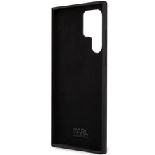 Заредете изображение във визуализатора на галерията – Karl Lagerfeld Silicone Ikonik case for Samsung Galaxy S24 Ultra - black
