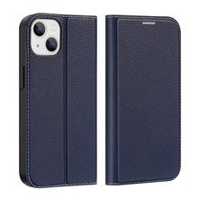 Заредете изображение във визуализатора на галерията – Dux Ducis Skin X2 case for iPhone 14 case with magnetic flap blue
