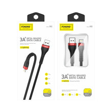 Заредете изображение във визуализатора на галерията – Foneng Cable X82 - USB to Lightning - 3A 1 metre black
