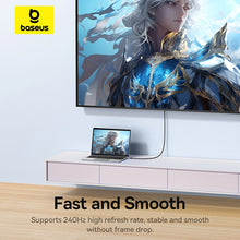 Заредете изображение във визуализатора на галерията – Baseus BS-OH064 8K 60Hz USB-C - HDMI cable 1.5m - black
