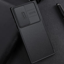 Заредете изображение във визуализатора на галерията – Nillkin Qin Leather Pro Case Samsung Galaxy S23+ Flip Cover Camera Cover green
