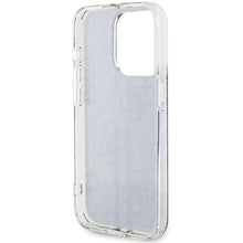 Заредете изображение във визуализатора на галерията – Original faceplate case GUESS GUHCP15LH4PSEGK for iPhone 15 Pro (4G Gold  Stripe / black)
