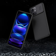 Заредете изображение във визуализатора на галерията – Nillkin CamShield Case for Xiaomi Redmi Note 12 5G / Poco X5 5G cover with camera cover black
