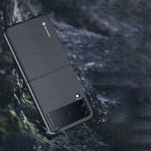 Заредете изображение във визуализатора на галерията – Dux Ducis Fino case is made of nylon material for Samsung Galaxy Z Flip4 black
