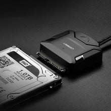 Заредете изображение във визуализатора на галерията – Ugreen adapter cable for 2.5'' / 3.5'' drive (USB-A 3.0 - SATA) black (CR108)
