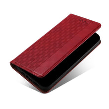 Заредете изображение във визуализатора на галерията – Magnet Strap Case for Samsung Galaxy A23 5G Flip Wallet Mini Lanyard Stand Red
