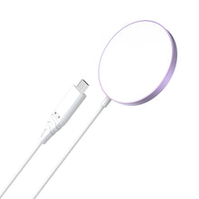 Заредете изображение във визуализатора на галерията – Choetech magnetic wireless charger 15W MagSafe for iPhone 12/13/14 pink (T518-F-PK)
