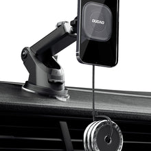 Заредете изображение във визуализатора на галерията – Dudao magnetic car phone holder with telescopic arm black (F6Max)

