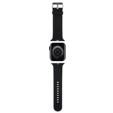 Заредете изображение във визуализатора на галерията – Karl Lagerfeld 3D Rubber Karl&amp;Choupette Heads strap for Apple Watch 38/40/41mm - black
