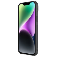 Заредете изображение във визуализатора на галерията – Nillkin CamShield Leather S Case iPhone 14 Plus cover with camera cover black
