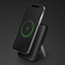 Заредете изображение във визуализатора на галерията – Uniq Powerbank Hoveo 5000mAh USB-C 20W PD Fast charge Wireless Magnetic grey/charcoal gray
