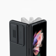 Заредете изображение във визуализатора на галерията – Nillkin CamShield Silky Silicone Case for Samsung Galaxy Z Fold 4 Silicone Cover with Camera Protector Green
