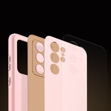 Заредете изображение във визуализатора на галерията – Dux Ducis Yolo elegant cover made of ecological leather for Samsung Galaxy S22 Ultra pink
