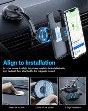 Заредете изображение във визуализатора на галерията – Acefast car holder to air vent with automatic opening and closing d9 black
