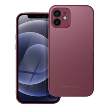 Заредете изображение във визуализатора на галерията – Roar matte glass гръб за iphone 12 claret
