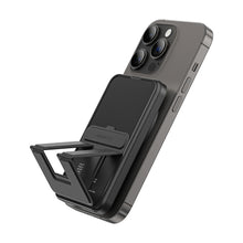 Заредете изображение във визуализатора на галерията – Amazing Thing Power bank Thunder Pro Stand 5000mAh TPM5KSBK - Type C - magnetic with induction charger black
