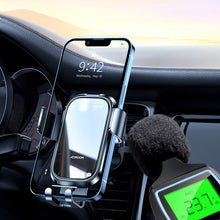 Заредете изображение във визуализатора на галерията – Joyroom gravitational air vent car holder gray (JR-ZS310)
