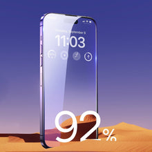 Заредете изображение във визуализатора на галерията – Baseus Full Screen Tempered Glass for iPhone 14 Pro Max with Speaker Cover 0.3mm + Mounting Frame
