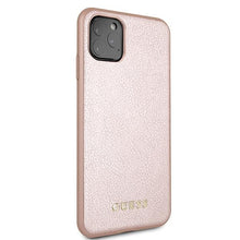 Заредете изображение във визуализатора на галерията – Guess GUHCN65IGLRG iPhone 11 Pro Max różowo-złoty/rose gold hard case Iridescent
