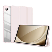 Заредете изображение във визуализатора на галерията – Dux Ducis Toby case with flip stand for Samsung Galaxy Tab A9 8.7'' - pink
