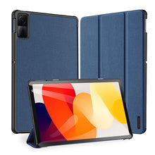 Заредете изображение във визуализатора на галерията – Dux Ducis Domo case with smart sleep function for Xiaomi Redmi Pad SE 11'' tablet - blue
