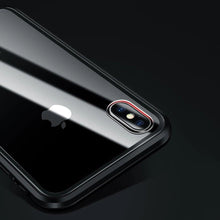 Заредете изображение във визуализатора на галерията – Wozinsky Full Magnetic Case Full Body Front and Back Cover with built-in glass for Samsung Galaxy A72 4G black-transparent
