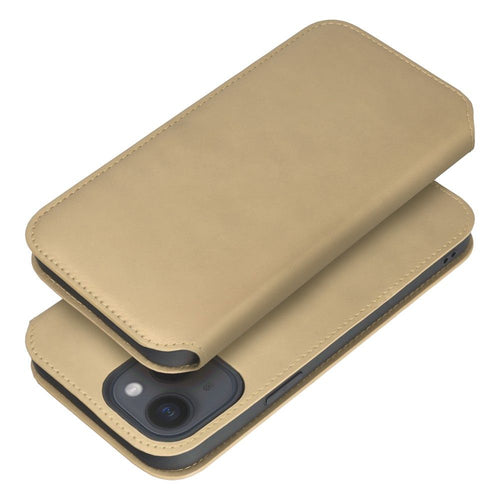 Dual Pocket book for SAMSUNG A15 gold