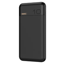 Заредете изображение във визуализатора на галерията – Remax Platinum Core powerbank QC3.0 + PD fast charge 10000mAh black (RPP-151-black)

