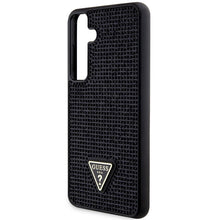 Заредете изображение във визуализатора на галерията – Guess Rhinestone Triangle case for Samsung Galaxy S24+ - black
