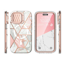 Заредете изображение във визуализатора на галерията – Supcase COSMO MAG MAGSAFE IPHONE 15 PRO MARBLE
