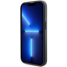 Заредете изображение във визуализатора на галерията – Guess GUHMP14LP4RPSK iPhone 14 Pro 6.1" black/black hardcase 4G Printed Stripes MagSafe
