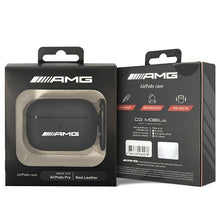 Заредете изображение във визуализатора на галерията – AMG Leather Big Logo case for AirPods Pro - black
