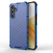 Заредете изображение във визуализатора на галерията – Honeycomb case for Samsung Galaxy A54 5G armored hybrid cover blue
